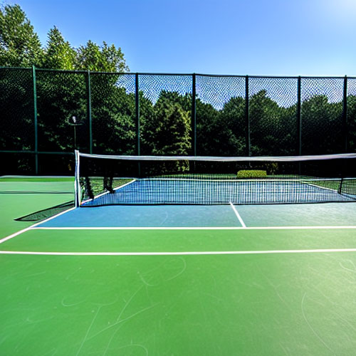 Tennis and pickleball courts with HOA1Call