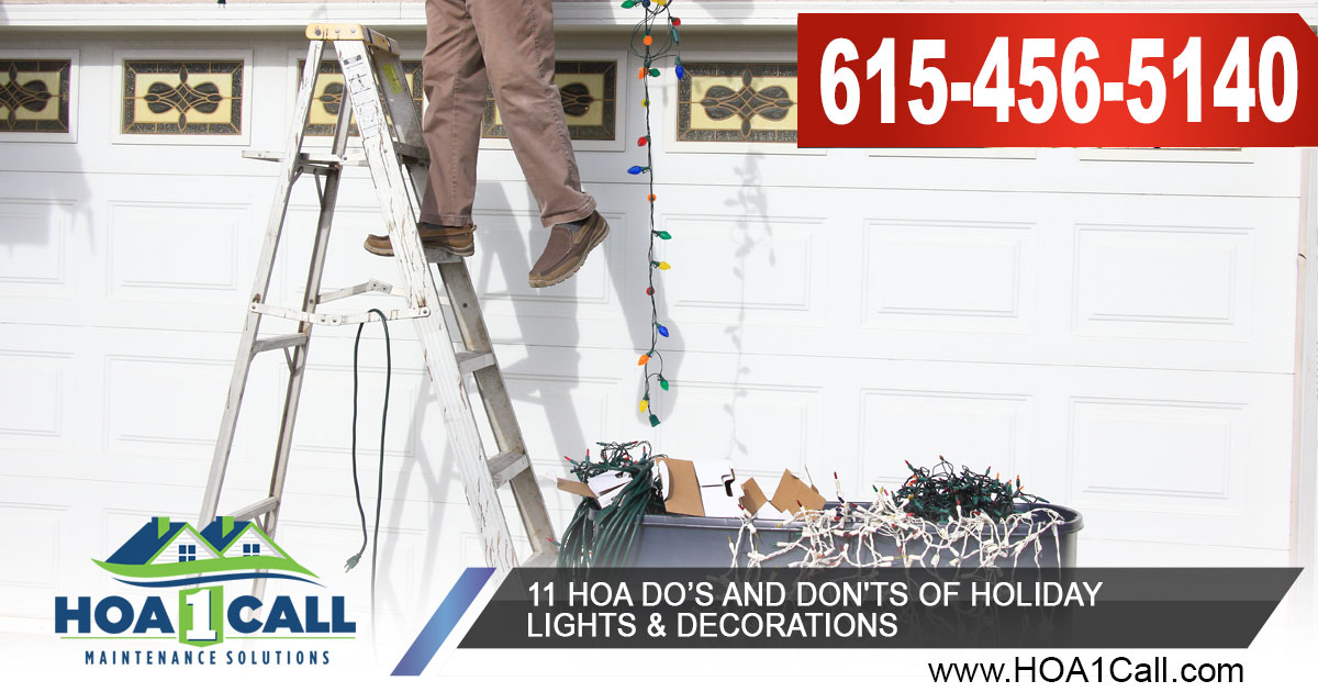 11 HOA Do’s and Don'ts of Holiday Lights & Decorations , Murfreesboro